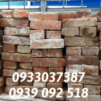 GẠCH CỔ LOẠI LỚN  CAM + ĐỎ + VÔI TRẮNG