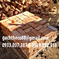 Gạch cổ MÀU VÀNG + ĐỎ + VÔI