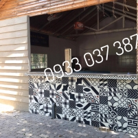 QUÁN CAFE ỐP TƯỜNG GẠCH CỔ